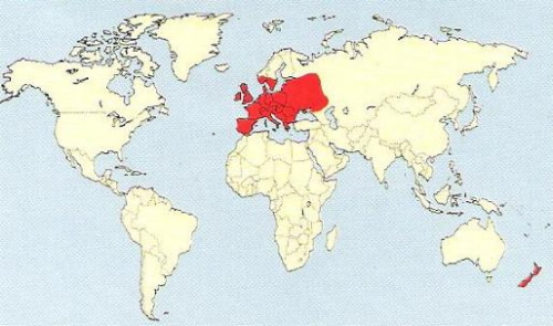 Verbreitungsgebiet unseres Igels Verbreitungsgebiet unseres Igels