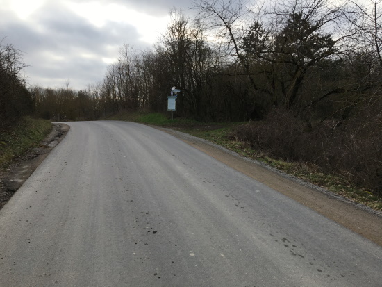 Hier heißt es ein wenig aufgepasst - nach rechts in den Waldweg einschwenken (Bild: Björn Neckermann)