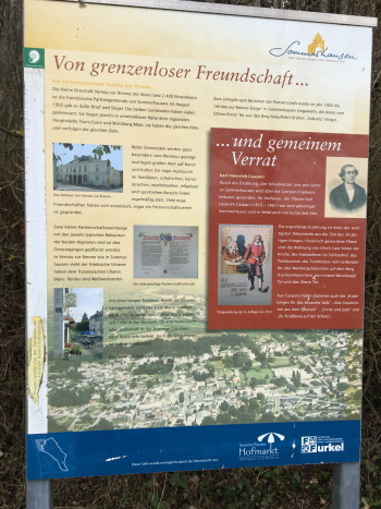 Viele aufgestellte Schautafeln stehen am Rand Ihres HW4-Panoramaweges (Bild: Björn Neckermann) Viele aufgestellte Schautafeln stehen am Rand Ihres HW4-Panoramaweges (Bild: Björn Neckermann)