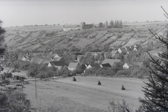 Eine alte Aufnahme von der Burganlage aus dem frühen 20.Jahrhundert (Bild: Stadt Creglingen)