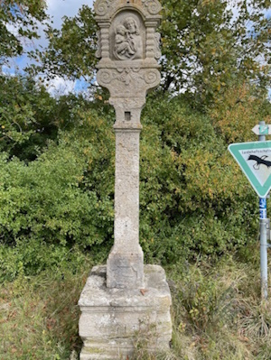 Achtung am Bildstock Tannenbergweg (Bild: © Björn Neckermann) Achtung am Bildstock Tannenbergweg (Bild: © Björn Neckermann)