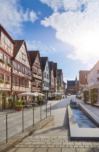 Ochsenfurter Altstadt mit Ochsen-Furt (Bild: Stadt Ochsenfurt)