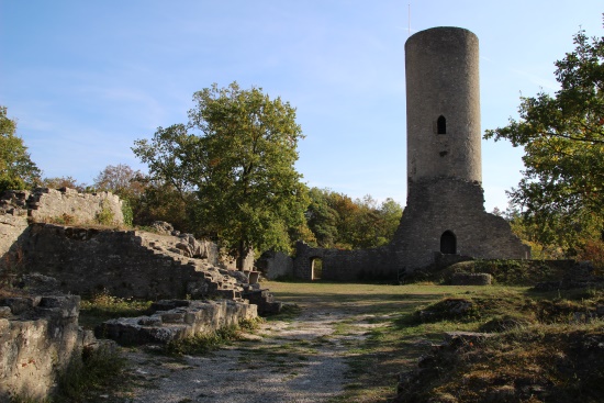 Die Burgruine Reichelsberg - ein staatlich geschütztes Kulturgut (Bild: Björn Neckermann)