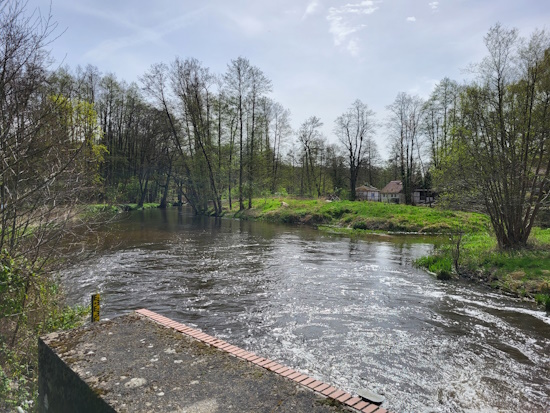 Abschnitt zur Neuen Mühle hinter dem Wehr (Bild: © Rolandstadt Perleberg) Abschnitt zur Neuen Mühle hinter dem Wehr (Bild: © Rolandstadt Perleberg)