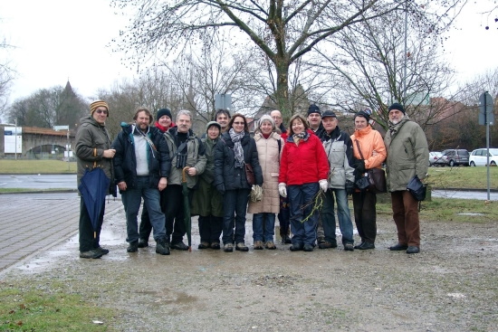 Tolle Truppe - da kann das Wetter noch so schlecht sein (Bild: Manfred Müller)