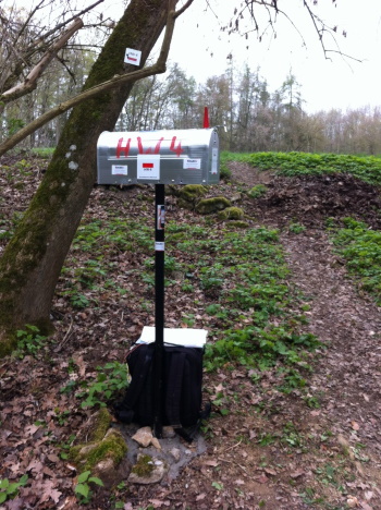 Inzwischen wird der Briefkasten rege genutzt um Informationen an den Wegewart weiterzugeben (Bild: Björn Neckermann)