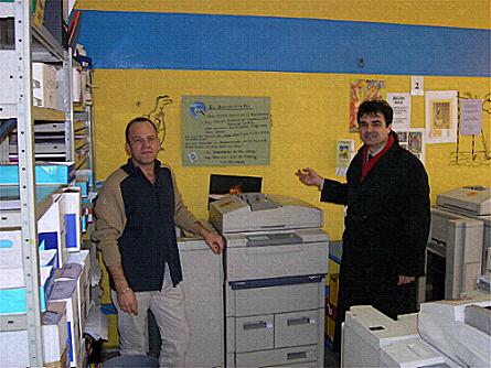 An diesem Drucker gibt es nur noch Recyclingpapier (Bild: © LBV privat) An diesem Drucker gibt es nur noch Recyclingpapier (Bild: © LBV privat)