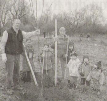 Eine neue Streuobstwiese entsteht in Greussenheim (Bild: © Main-Post)